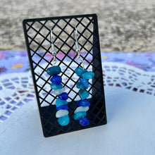 Load image into Gallery viewer, Abstract Beaded Stone Earrings
