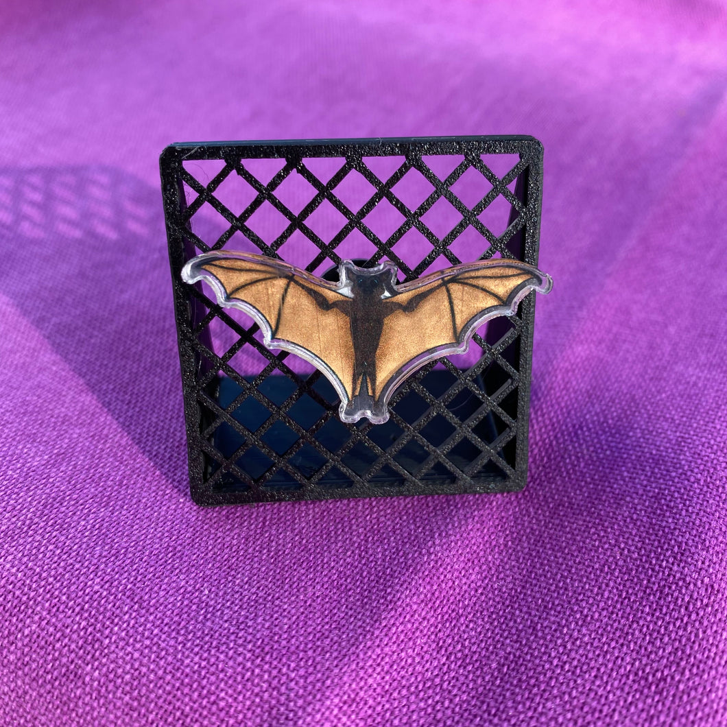 Flying Bat Acrylic Pin🦇