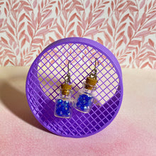 Load image into Gallery viewer, Blue Skies Bottle Earrings
