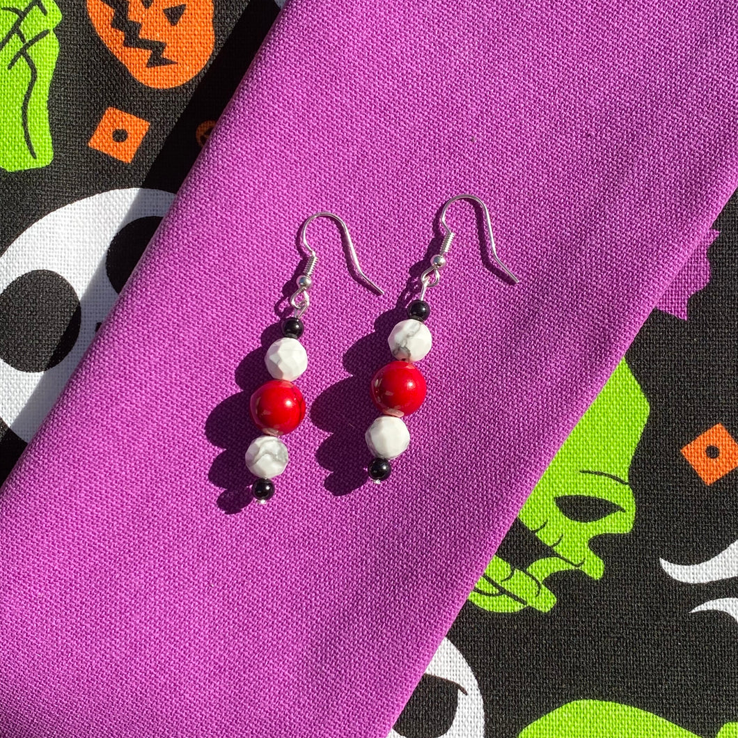 Spooky Crackle Earrings⚡️