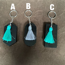 Load image into Gallery viewer, Assorted Black Tassel Keychains🖤
